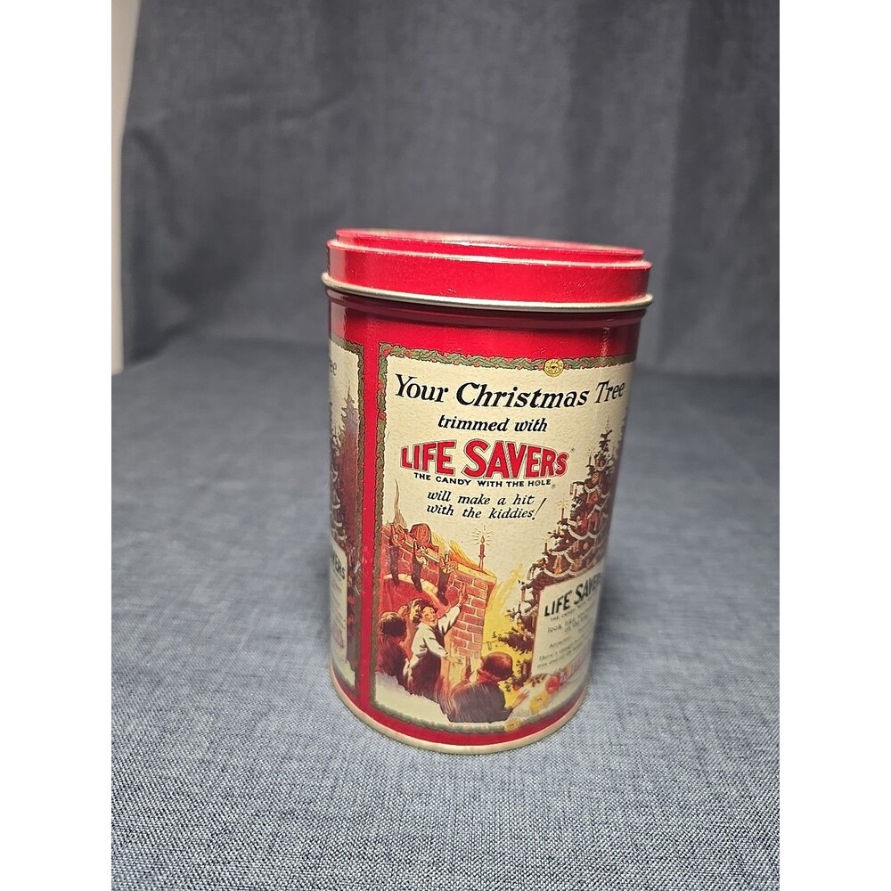 Vintage 1988 Life Savers Holiday Keepsake Tin Limited Edition Christmas Tree